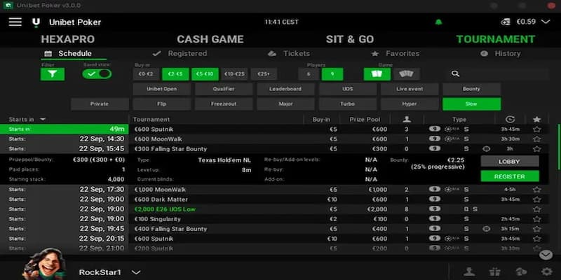 Trải nghiệm cá cược thể thao tại Unibet