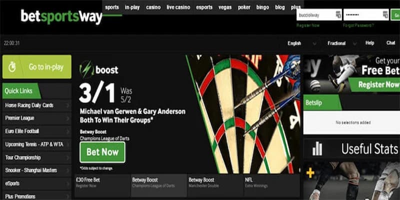 Ưu điểm nổi bật khiến Betway vượt mặt nhiều đối thủ