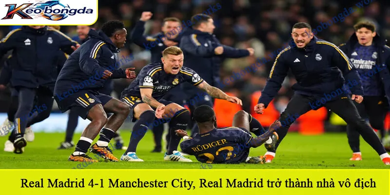 Real Madrid 4-1 Manchester City, Real Madrid trở thành nhà vô địch của mùa giải