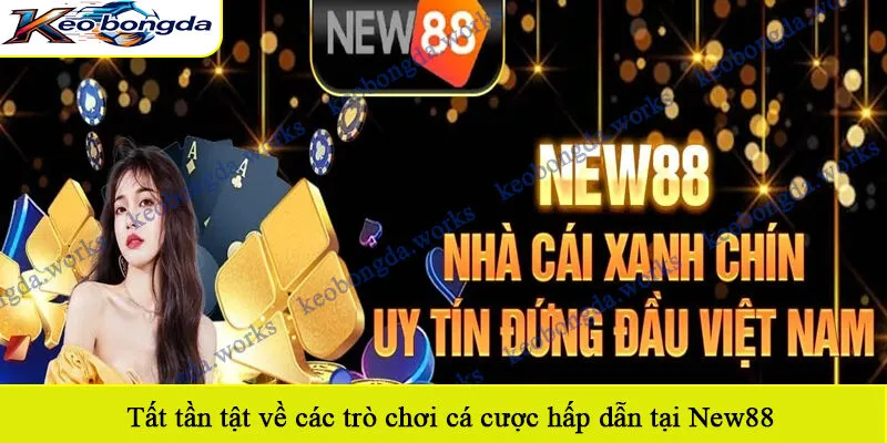 Tất tần tật về các trò chơi cá cược hấp dẫn tại New88